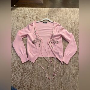 Blumarine Beaded Cardigan